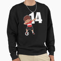 Awesome Soccer Player Number 14 Sweatshirt - Novelty Apparel for Adults - T-Shirt, Sweatshirt, Hoodie