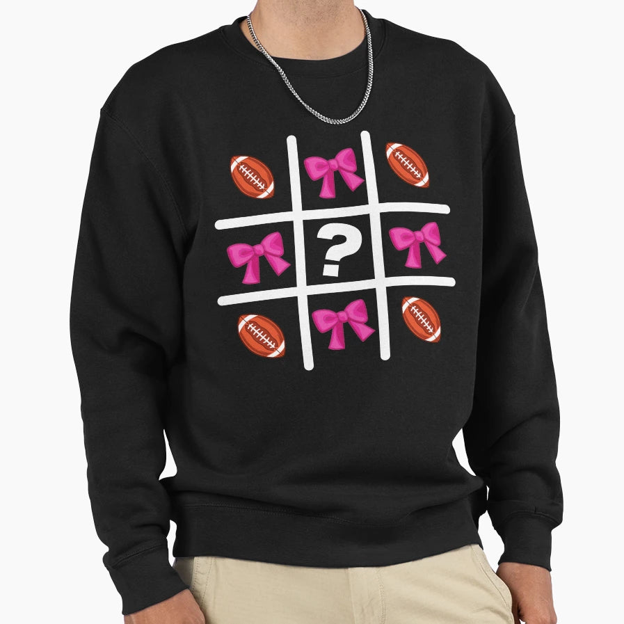 Funny Gender Revealing Party Sweatshirt - Minimalist Print for Adults - T-Shirt, Sweatshirt, Hoodie