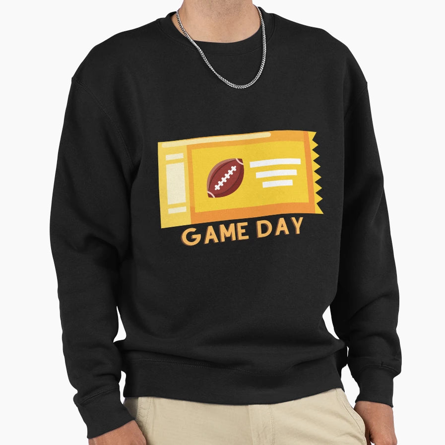 Game Day Sweatshirt - Aesthetic Graphic Men Women - T-Shirt, Sweatshirt, Hoodie