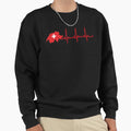 Heartbeat Switzerland Lover Gifts T-Shirt - Streetwear Style Men Women - T-Shirt, Sweatshirt, Hoodie