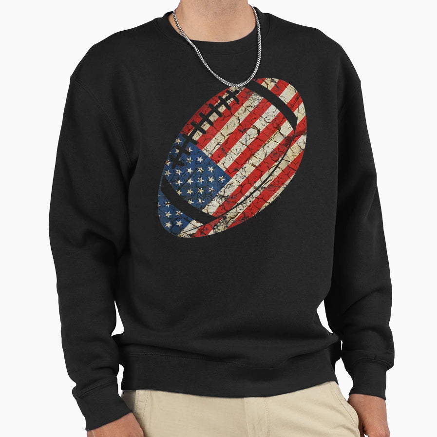 American Football Lovers 4Th July Sweatshirt - Fun Novelty Design Unisex - T-Shirt, Sweatshirt, Hoodie
