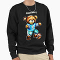 Football Player Bear Sweatshirt - Novelty Apparel Men Women - T-Shirt, Sweatshirt, Hoodie