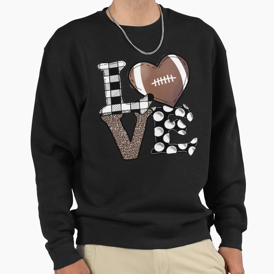 Rugby Love Sweatshirt - Unique Graphic Men Women - T-Shirt, Sweatshirt, Hoodie