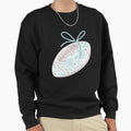 Football Coquette Bow Game Day Sweatshirt - Minimalist Print Unisex - T-Shirt, Sweatshirt, Hoodie