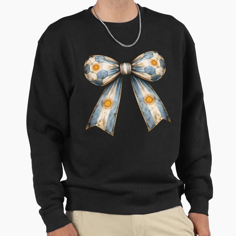 Argentina Flag Patriotic Soccer Sweatshirt - Fun Novelty Design Men Women - T-Shirt, Sweatshirt, Hoodie