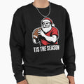 Football Santa Claus Sweatshirt - Custom Art Print Men Women - T-Shirt, Sweatshirt, Hoodie