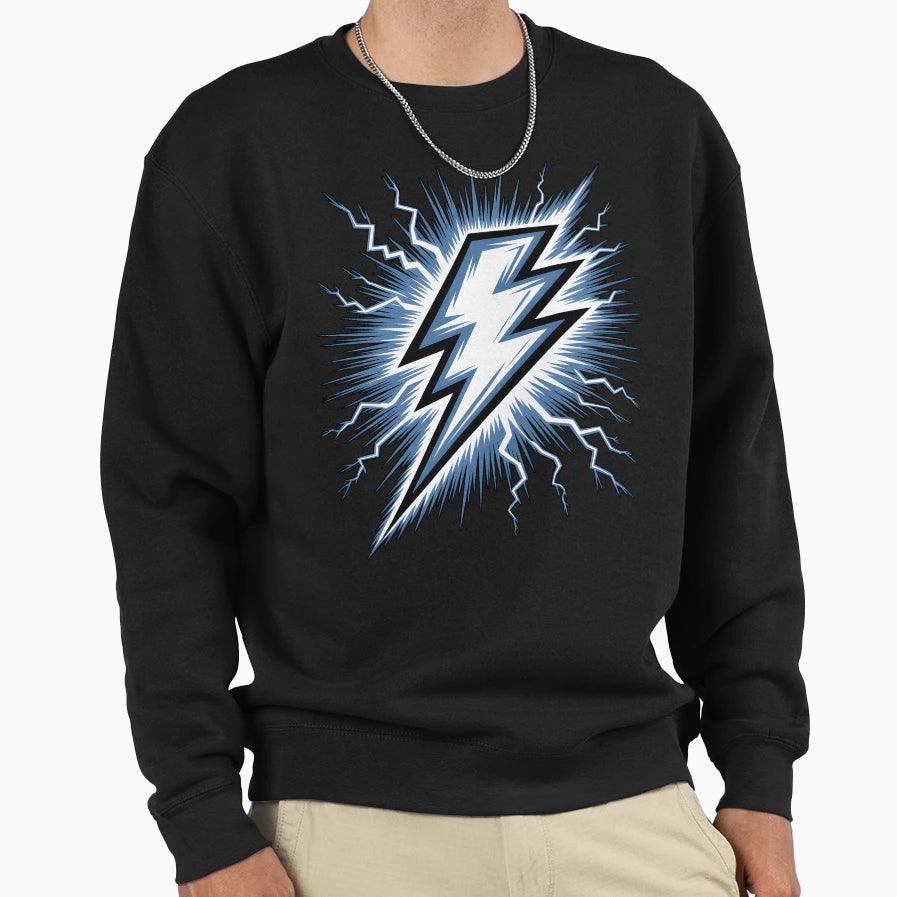 Lightning Lightning Thunderstorm Sweatshirt - Graphic Print Unisex - T-Shirt, Sweatshirt, Hoodie