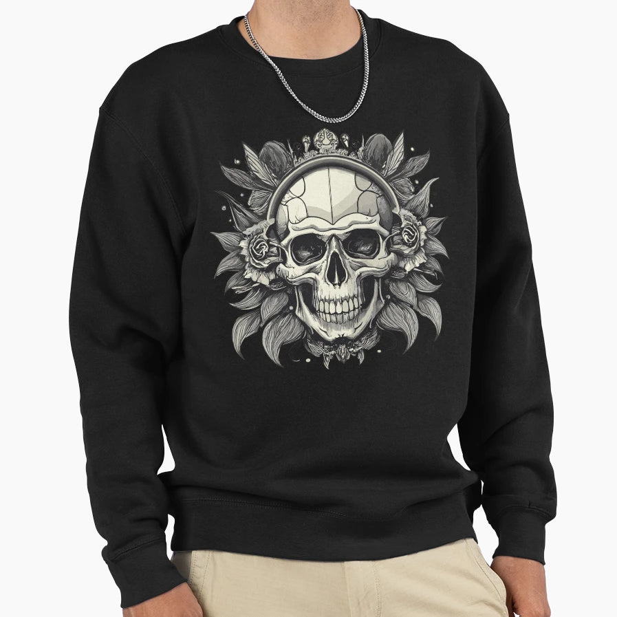Ugly Heavy Metal Skull Sweatshirt - Novelty Apparel Men Women - T-Shirt, Sweatshirt, Hoodie