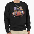 Purple Yellow Gold Football Sweatshirt - Fun Novelty Design Unisex - T-Shirt, Sweatshirt, Hoodie