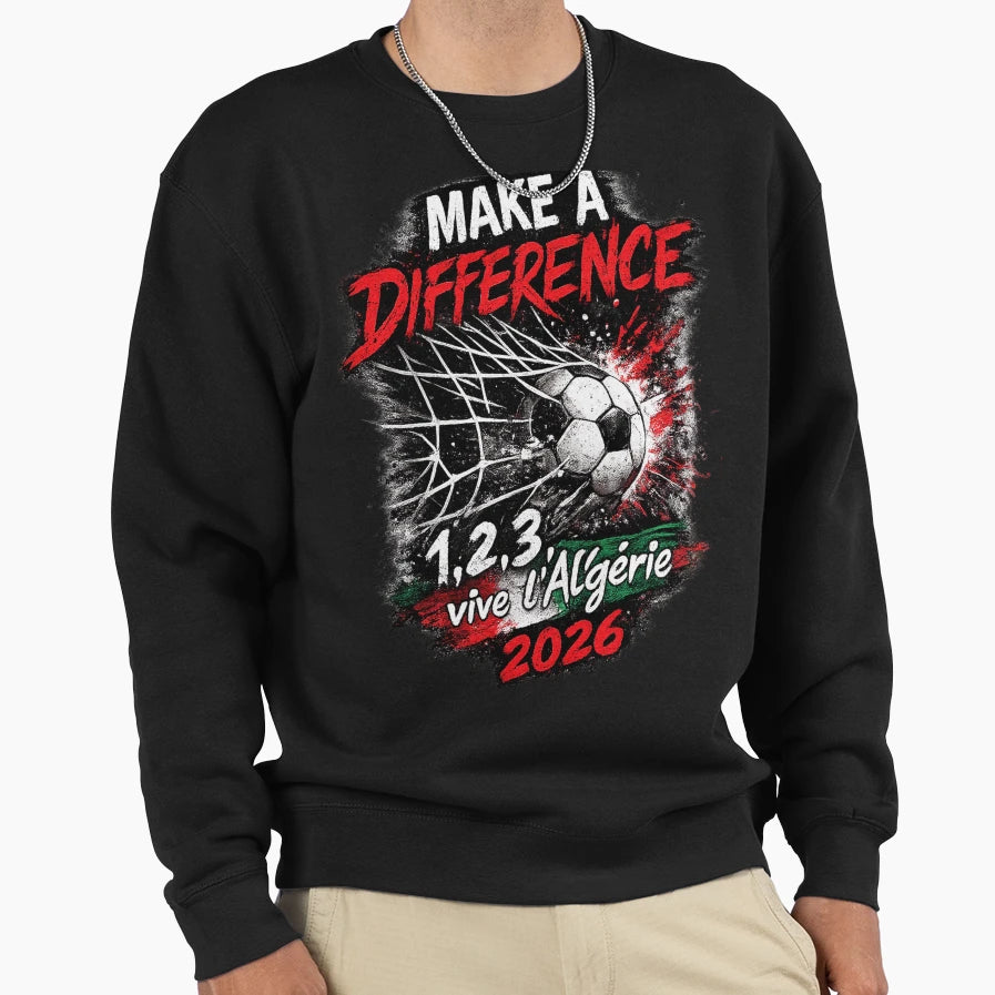 Make Difference 1 2 3 Vive Lalg Rie Sweatshirt - Trendy Graphic Men Women - T-Shirt, Sweatshirt, Hoodie