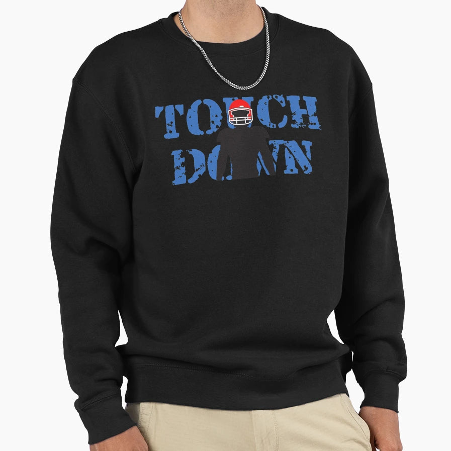 Football Touchdown Sweatshirt - Aesthetic Graphic for Adults - T-Shirt, Sweatshirt, Hoodie