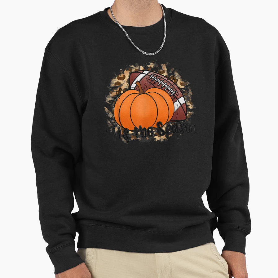 Tis Season Thanksgiving Football T-Shirt - Custom Art Print for Adults - T-Shirt, Sweatshirt, Hoodie