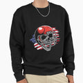 American Football Halloween Sweatshirt - Unique Graphic Men Women - T-Shirt, Sweatshirt, Hoodie