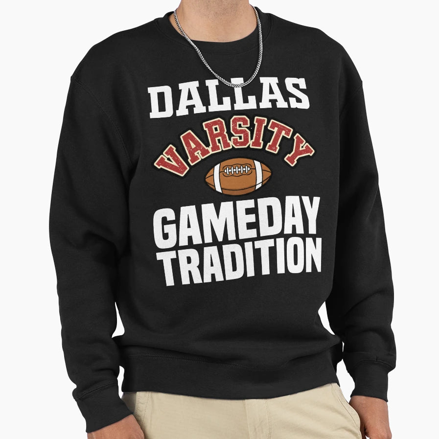 Dallas Gameday Tradition Texas Sweatshirt - Minimalist Print Men Women - T-Shirt, Sweatshirt, Hoodie