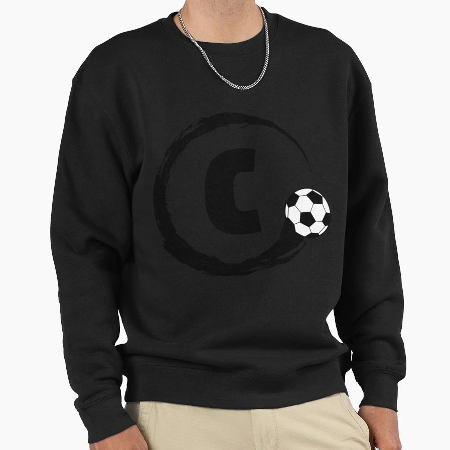 Monogram C Soccer Ball Speeding T-Shirt - Aesthetic Graphic Men Women - T-Shirt, Sweatshirt, Hoodie