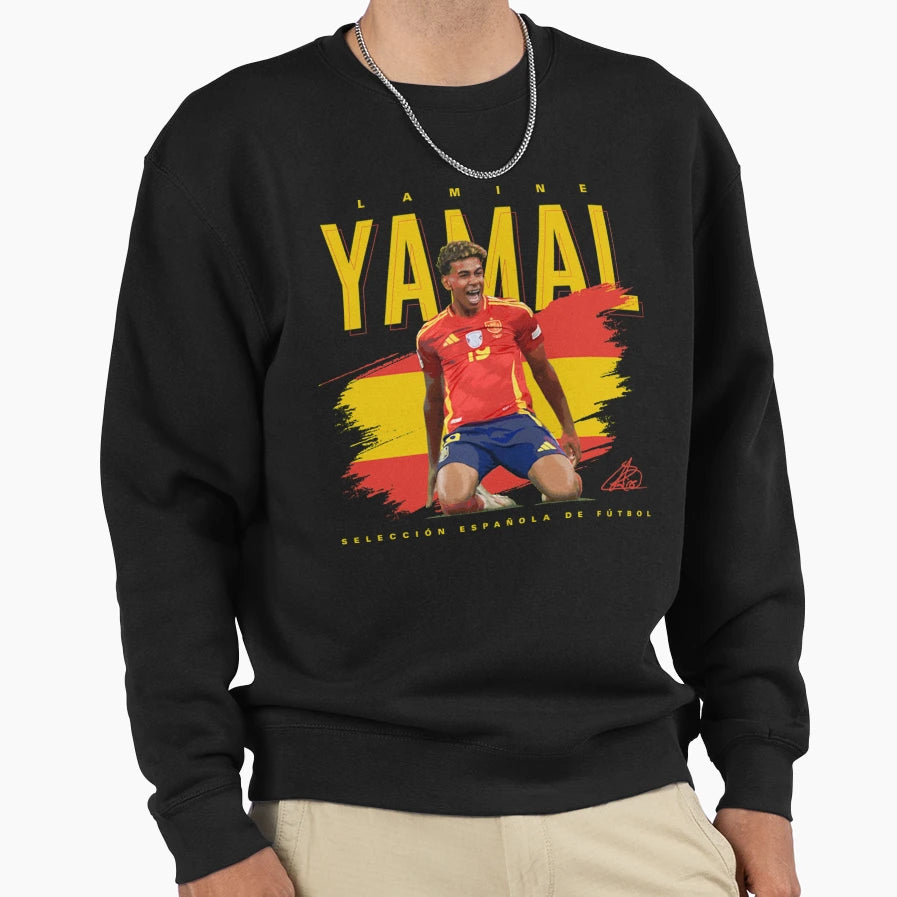 Lamine Yamal Sweatshirt - Novelty Apparel for Adults - T-Shirt, Sweatshirt, Hoodie