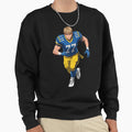 Football Player Charger Sweatshirt - Unique Graphic for Adults - T-Shirt, Sweatshirt, Hoodie