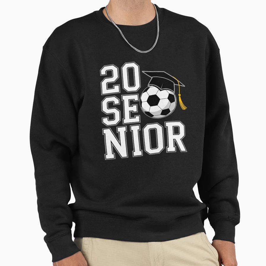 Class 2025 Soccer Senior Senior Sweatshirt - Minimalist Print Men Women - T-Shirt, Sweatshirt, Hoodie