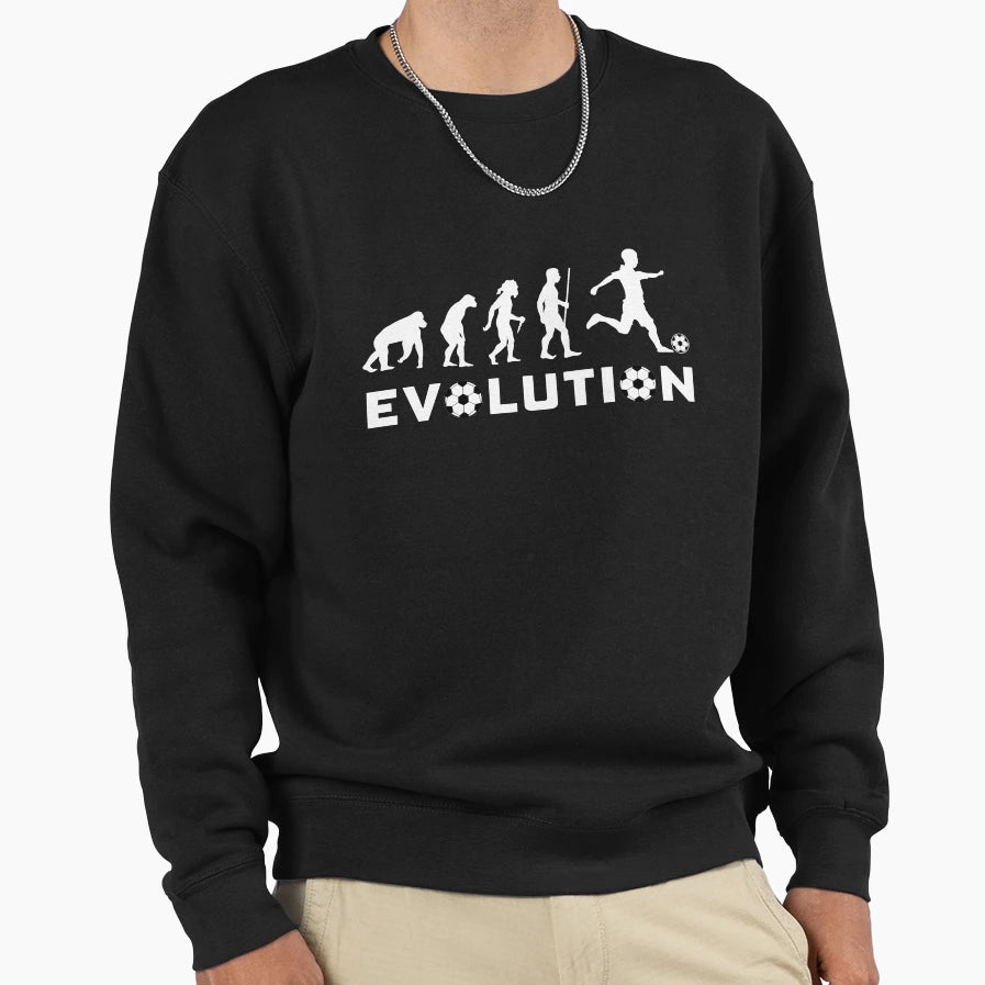 Soccer Human Evolution Sports Gift Soccer T-Shirt - Graphic Print Unisex - T-Shirt, Sweatshirt, Hoodie