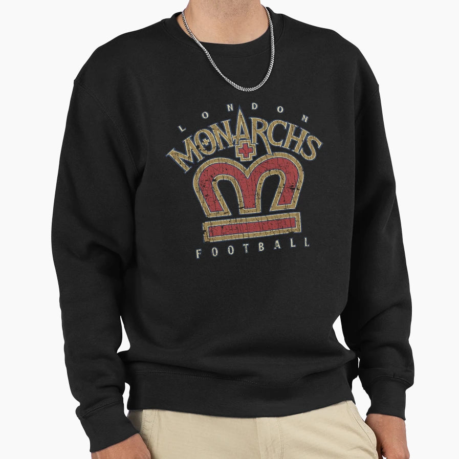 London Monarchs 1991 Sweatshirt - Unique Graphic Unisex - T-Shirt, Sweatshirt, Hoodie