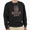 5Th Birthday 5 Years Old Football Sweatshirt - Custom Art Print Men Women - T-Shirt, Sweatshirt, Hoodie