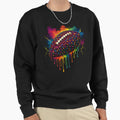 Football Drip Football Player Teen Sweatshirt - Trendy Graphic Unisex - T-Shirt, Sweatshirt, Hoodie