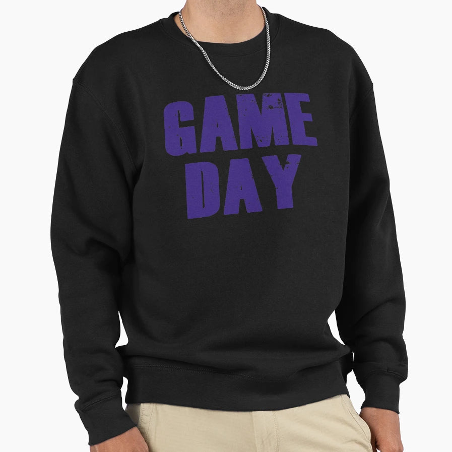 Game Day Blue Sweatshirt - Custom Art Print Men Women - T-Shirt, Sweatshirt, Hoodie