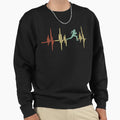 Heart Beating Football Sport Lovers Sweatshirt - Novelty Apparel Unisex - T-Shirt, Sweatshirt, Hoodie
