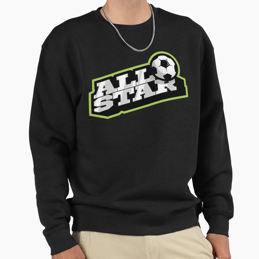 Foot All Star Football Winner Sweatshirt - Minimalist Print Unisex - T-Shirt, Sweatshirt, Hoodie