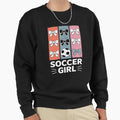 Soccer Coquette Bow Soccer Soccer Sweatshirt - Streetwear Style Men Women - T-Shirt, Sweatshirt, Hoodie