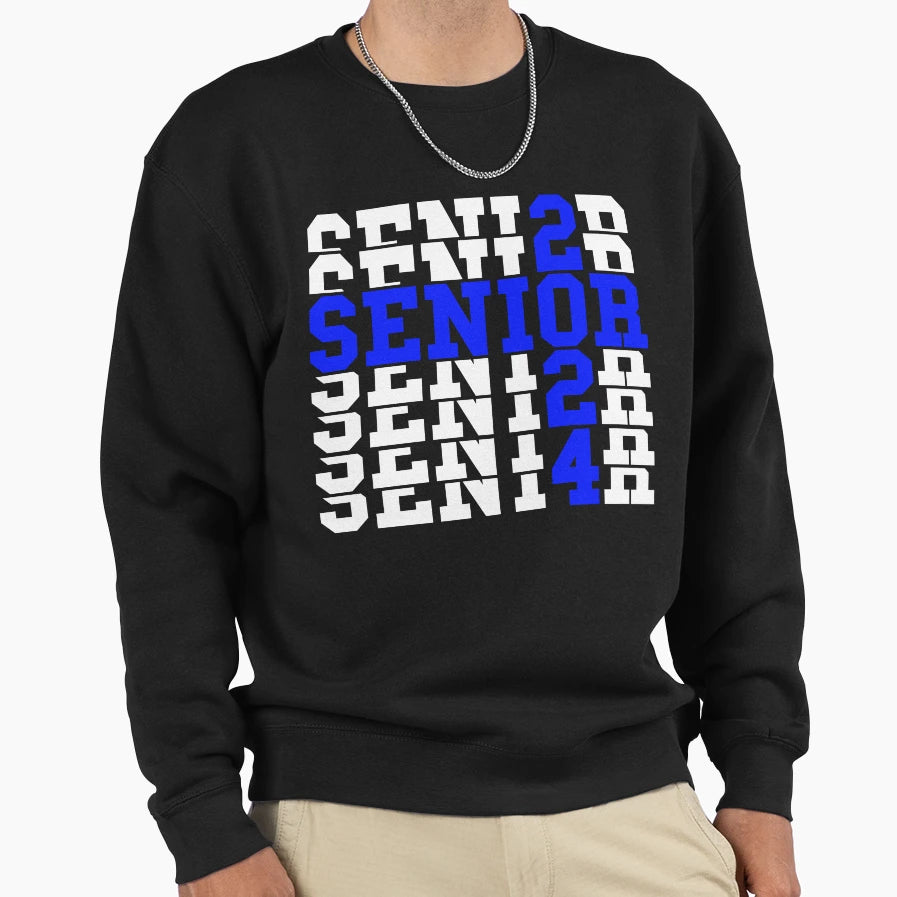 Senior 2024 Graduation Class 2024 Sweatshirt - Minimalist Print Unisex - T-Shirt, Sweatshirt, Hoodie