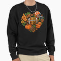 Football Fall Floral Game Day Sweatshirt - Casual Everyday Wear Unisex - T-Shirt, Sweatshirt, Hoodie