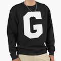 Alphabet White G Sports Letter G Sweatshirt - Streetwear Style Men Women - T-Shirt, Sweatshirt, Hoodie