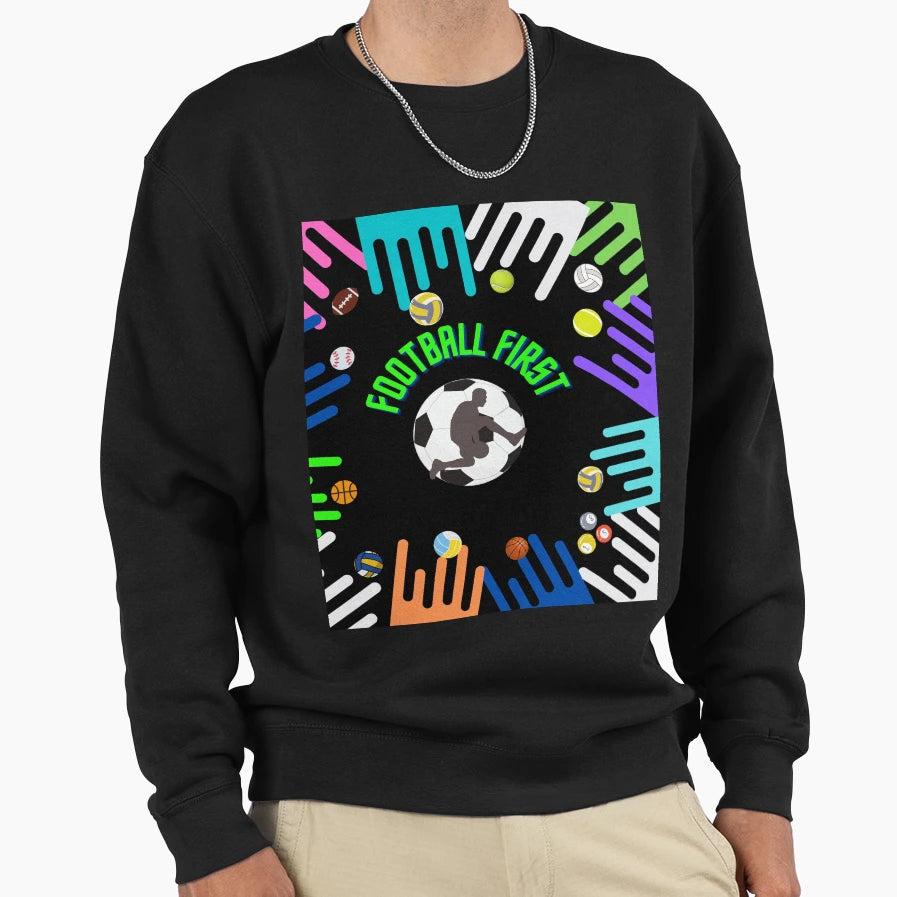 Football T-Shirt - Minimalist Print Men Women - T-Shirt, Sweatshirt, Hoodie