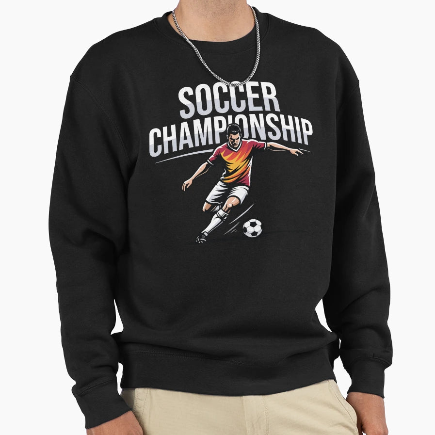 Soccer Championship Sweatshirt - Fun Novelty Design Men Women - T-Shirt, Sweatshirt, Hoodie