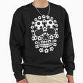 Soccer Ball Skull Skeleton Costume Sweatshirt - Minimalist Print Men Women - T-Shirt, Sweatshirt, Hoodie