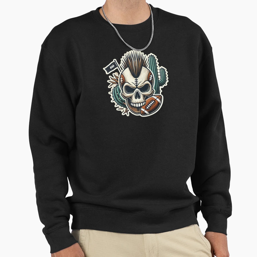 Desert Skull Las Vegas Raider Sweatshirt - Aesthetic Graphic Unisex - T-Shirt, Sweatshirt, Hoodie