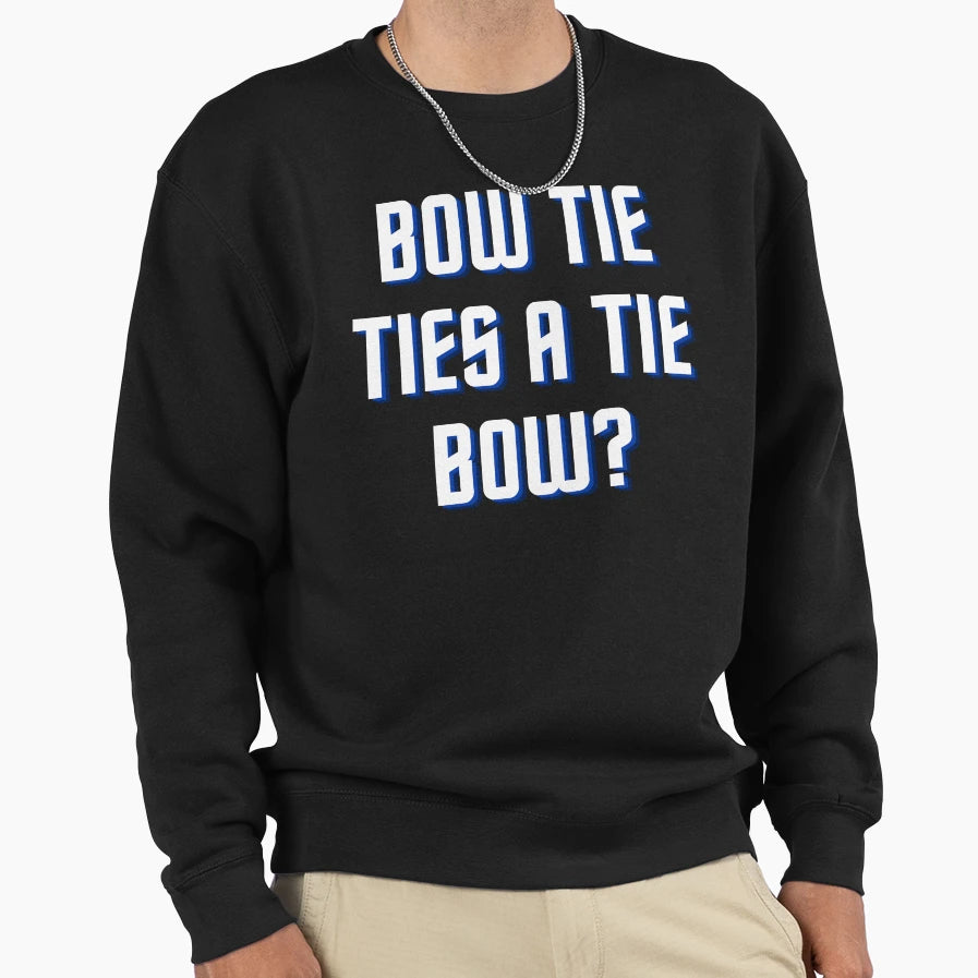 Bow Tie Ties Tie Bow Sweatshirt - Custom Art Print Unisex - T-Shirt, Sweatshirt, Hoodie