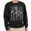 Football Player Skeleton Athlete Sweatshirt - Streetwear Style for Adults - T-Shirt, Sweatshirt, Hoodie