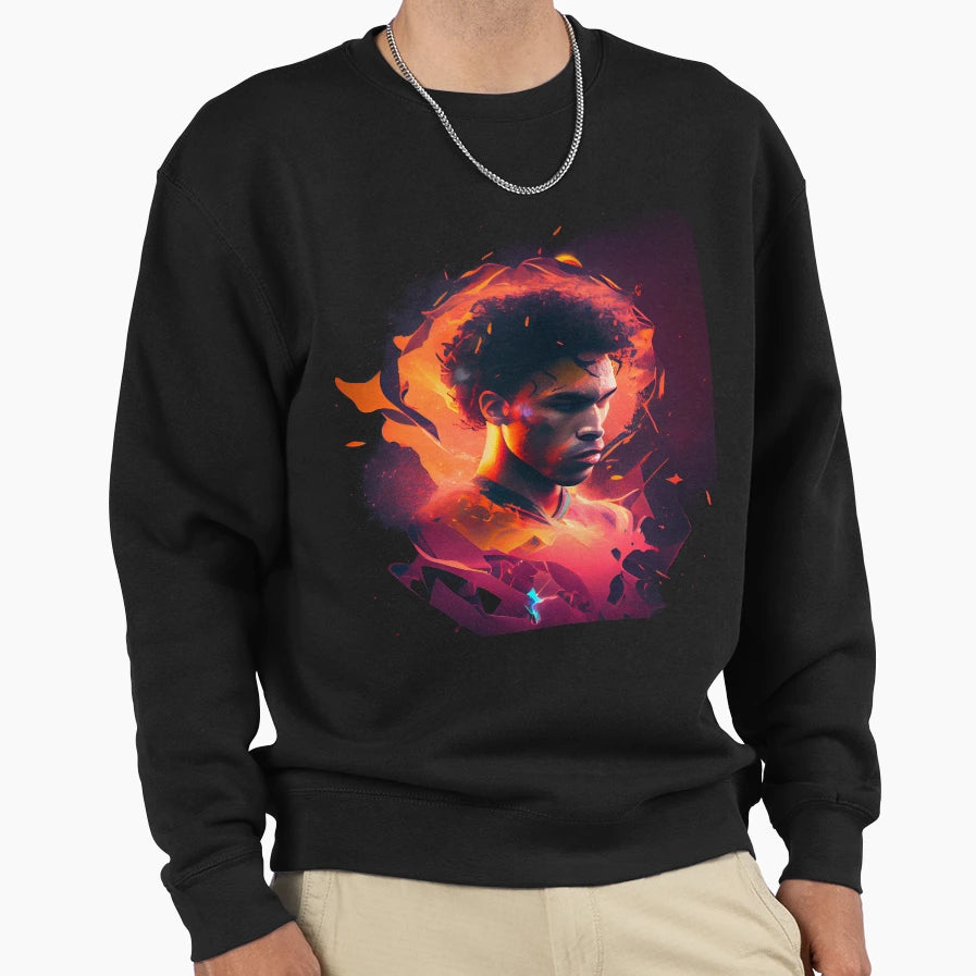 Football Player Feeling Heat Sweatshirt - Novelty Apparel for Adults - T-Shirt, Sweatshirt, Hoodie