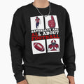 Saturdays Are All About Football Sweatshirt - Custom Art Print for Adults - T-Shirt, Sweatshirt, Hoodie