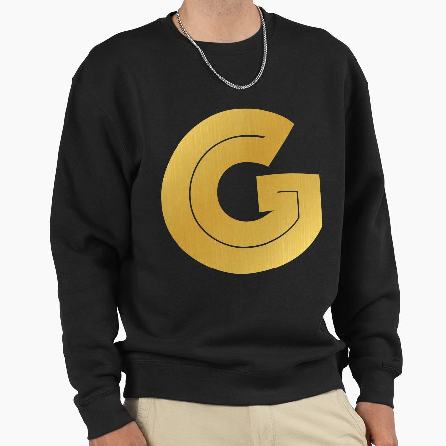 G Letter Golden Initials Serie Sweatshirt - Graphic Print for Adults - T-Shirt, Sweatshirt, Hoodie