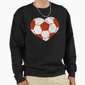 Football Heart Gift Soccer T-Shirt - Casual Everyday Wear for Adults - T-Shirt, Sweatshirt, Hoodie