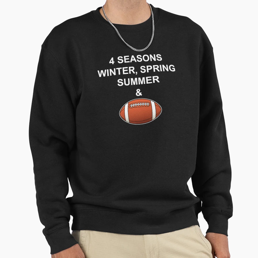 4 Seasons Winter Spring Summer Sweatshirt - Novelty Apparel for Adults - T-Shirt, Sweatshirt, Hoodie