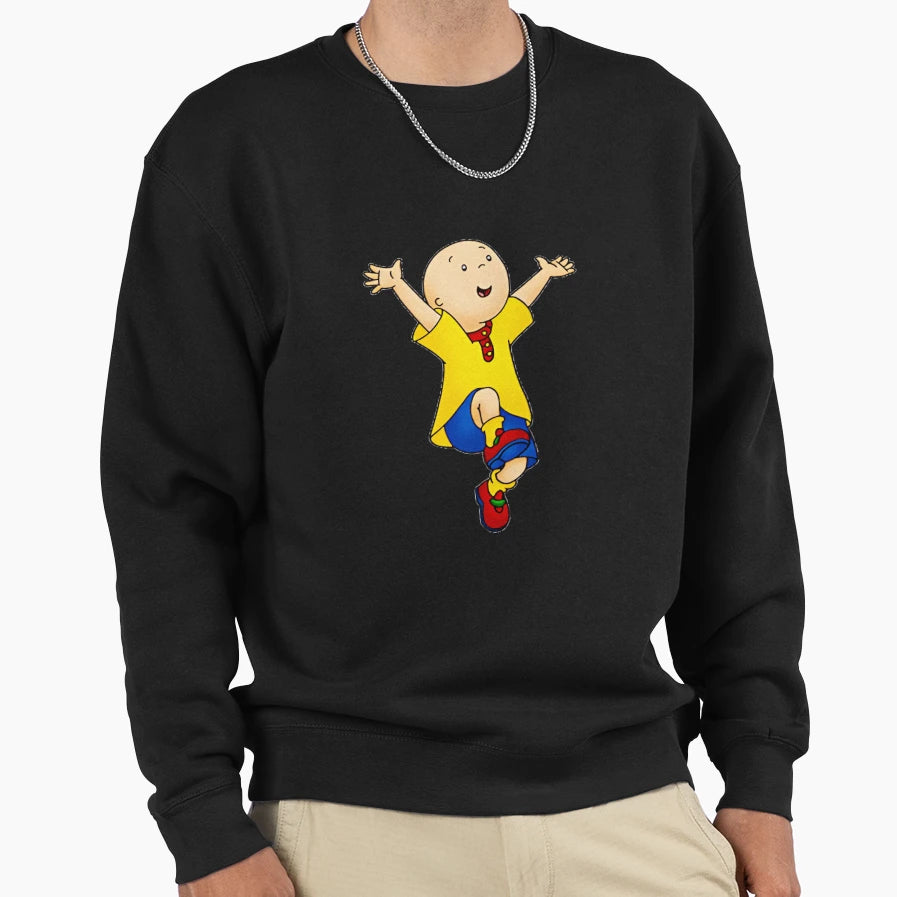 Caillou Gets Grounded Boris Children Sweatshirt - Trendy Graphic Unisex - T-Shirt, Sweatshirt, Hoodie