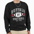 Buffalo New York Ny Football Sweatshirt - Casual Everyday Wear for Adults - T-Shirt, Sweatshirt, Hoodie