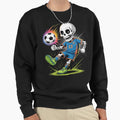 Soccer Skeleton Just Do Sweatshirt - Fun Novelty Design for Adults - T-Shirt, Sweatshirt, Hoodie