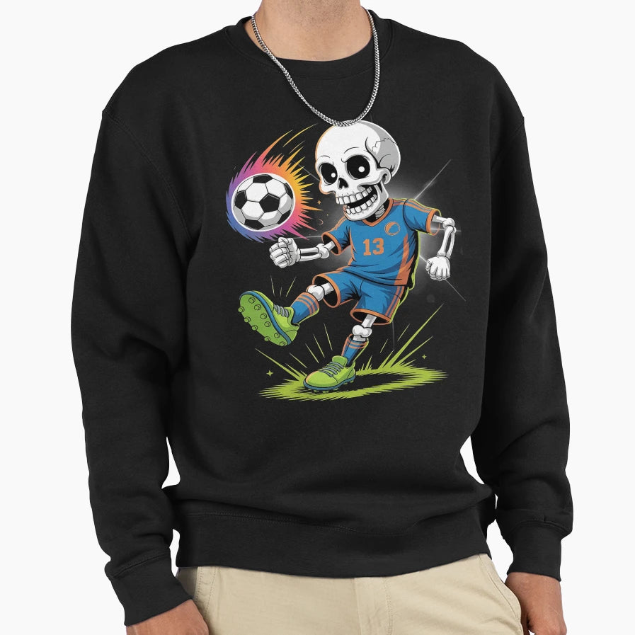 Soccer Skeleton Just Do Sweatshirt - Fun Novelty Design for Adults - T-Shirt, Sweatshirt, Hoodie