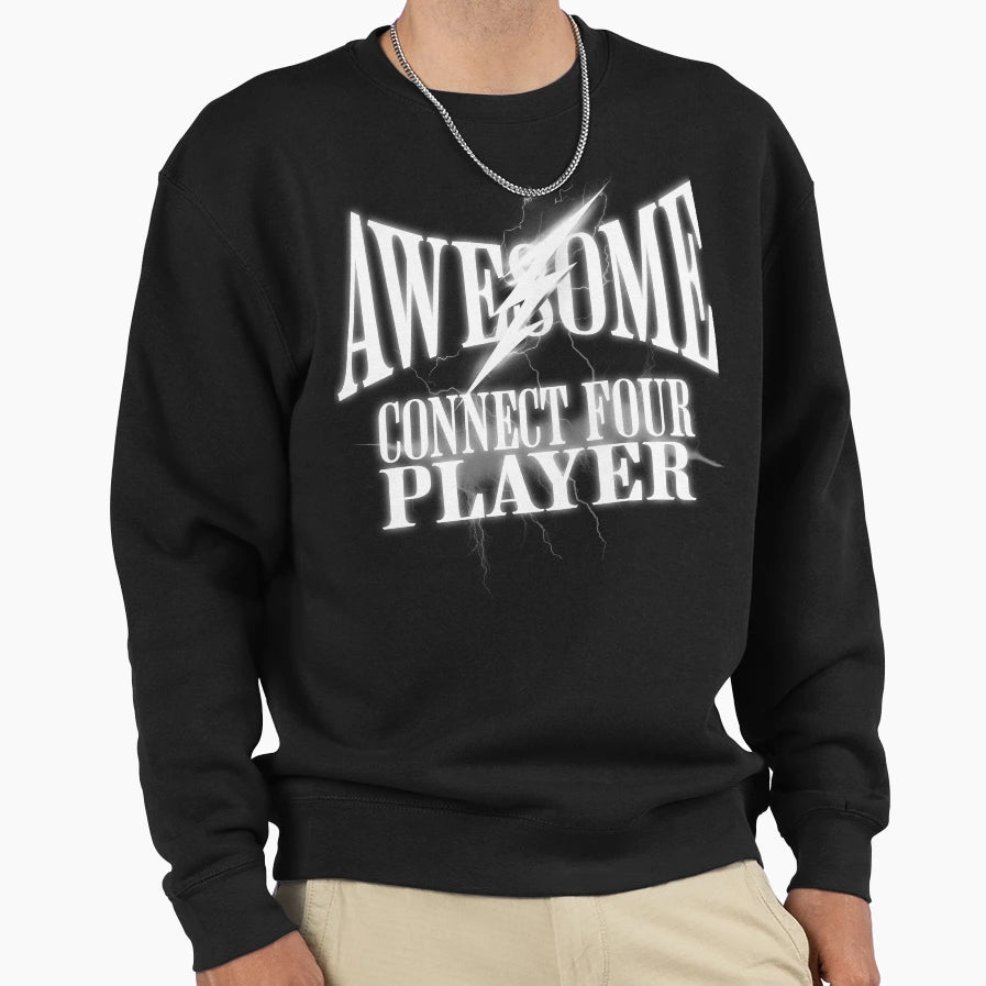 Awesome Connect Four Player Sweatshirt - Streetwear Style for Adults - T-Shirt, Sweatshirt, Hoodie