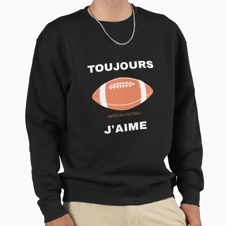 Football Sweatshirt - Graphic Print for Adults - T-Shirt, Sweatshirt, Hoodie